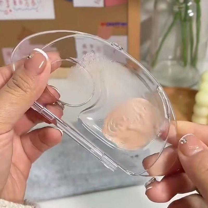 Складная палитра для жидкой основы, набор инструментов для акрилового макияжа, набор палочек для смешивания крема, набор для хранения тестовых палеток, косметические аксессуары для красоты