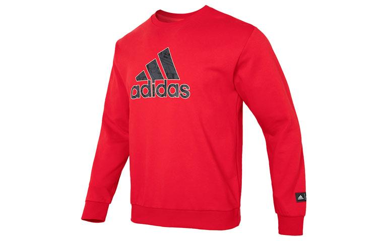 adidas Свитшоты CNY Мужские Красные С круглым вырезом Умеренные Обычные HZ3025