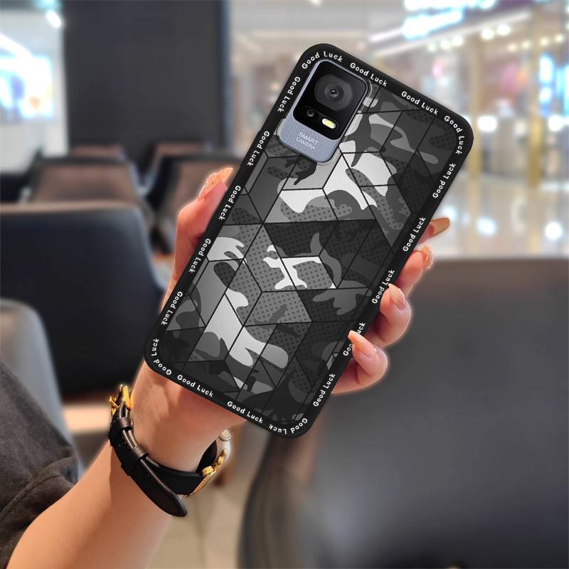Противоударный Грязеотталкивающий Чехол для Телефона Для TCL 405/406/408/T506S Полная защита Мультяшный Модный Дизайн Прочная Милая Обложка ТПУ