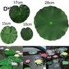 Blooming Bouquet Artificial Floating Lotus Leaves Fake Foliage Plant Garden Pond Pool Decor