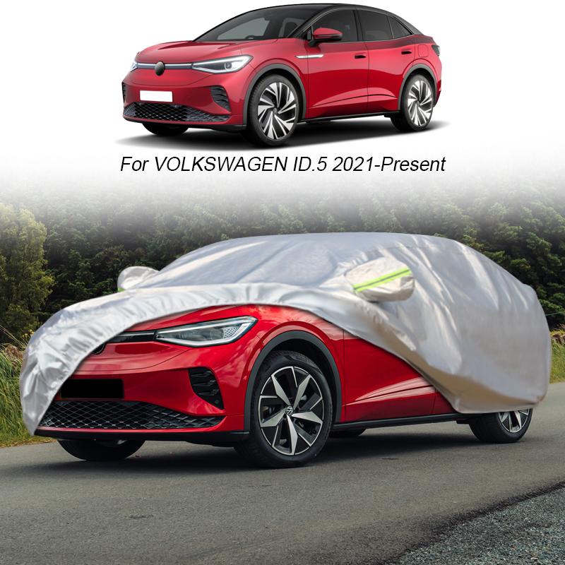 Полный автомобильный чехол от дождя, мороза, снега, пыли, водонепроницаемый для Volkswagen ID.3 ID.4 ID.5 ID.7 2020-2025, защитный автомобильный анти-УФ-чехол, аксессуар