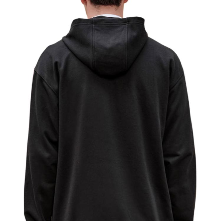 Reebok Толстовки Унисекс Черные С капюшоном Умеренные Обычные 23REF301UGH0