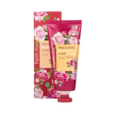 Крем для рук Pink Flower Blooming, розовая роза 100 мл