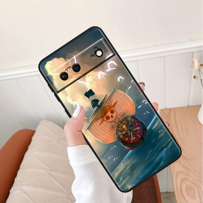 Luffys-Zoros O-nes P-ieces противоударный чехол для Google Pixel 8 7A 6A 5A 5 4 4A XL Pro 5G черный чехол для телефона мягкий чехол Fundas Capa