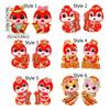 Cartoon Chinese New Year Couplets Traditional Snake Year Stickers  Market