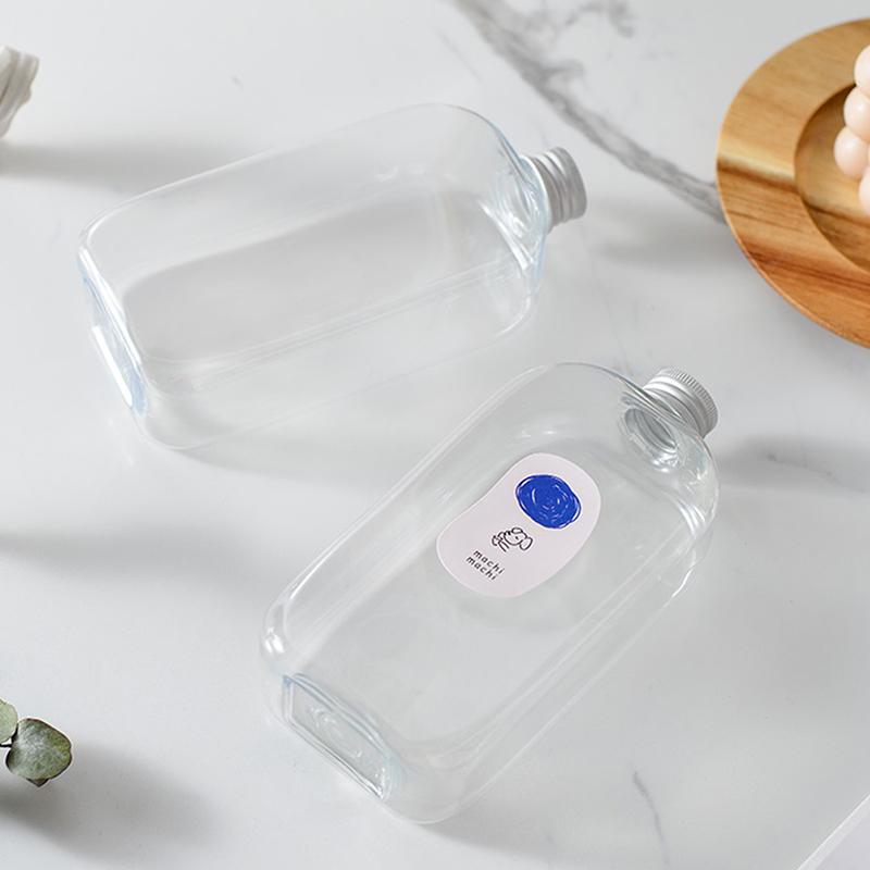 Бутылка для напитков 400 мл, квадратная бутылка для напитков, молока, чая, сока, холодного напитка