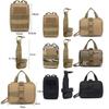 Tactical Dog Harness Vest Set With Collar Elastic Leash MOLLE Pouches Water Bottle Holder Medium Large Breeds
