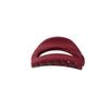 Safe Elastic Plastic Hair Claw Korean Style Solid Color Shark Clip Semilune Shaped Hair Claw  Girls