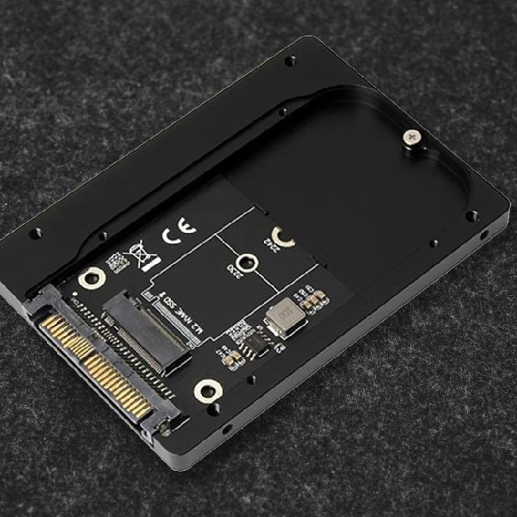 Конвертер U.2 SFF-8639 в M.2 PCIe для твердотельных накопителей, поддерживающий накопители 2230 2242 2260 2280 в алюминиевом корпусе