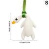 S/L Funny Color Changing Swing Goose Roasted Color Change Duck Car Ornament Auto Decoration Duck Rear View Mirror Accessories