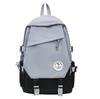 Women's Backpack Middle School Student Schoolbag Contrast Color Large Capacity Backpack College Style Computer Bag