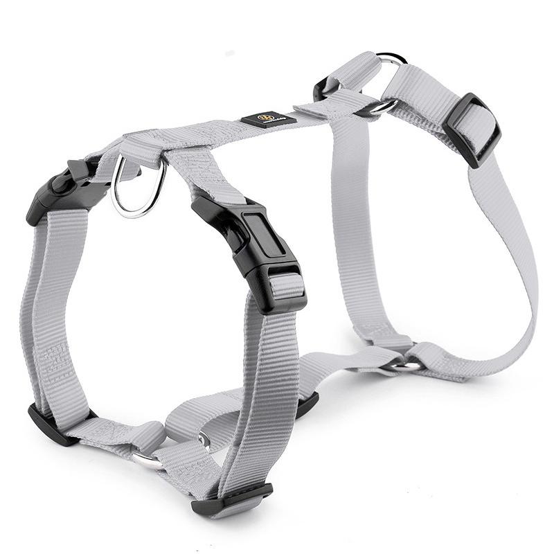 Шлейка для питомца хаски H-образной формы, взрывозащищенная, мягкий нагрудный ремень, тяговый поводок для средних и крупных собак, прочный нейлоновый поводок для питомца, аксессуары