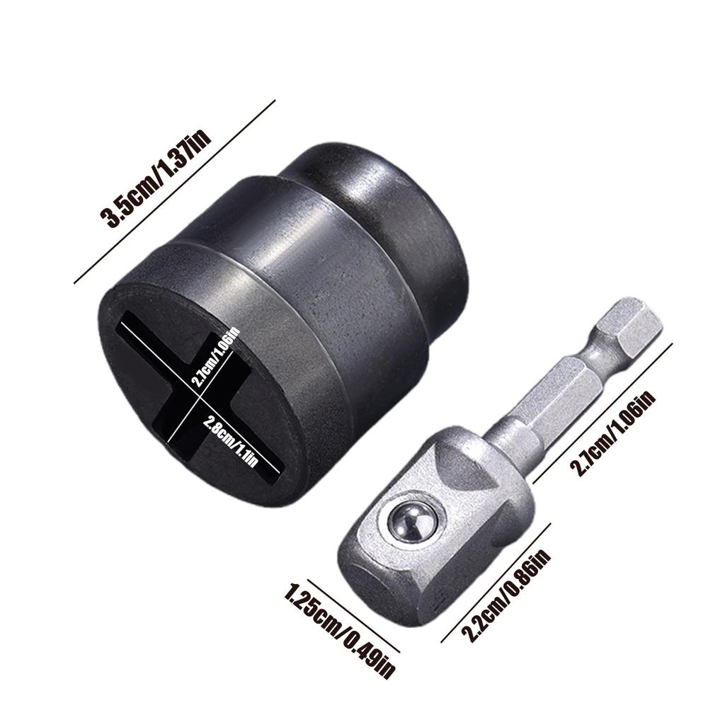 Trailer Jack Drill Adapter - Jack Socket Adapter for Hand Drill, Proof Heavy