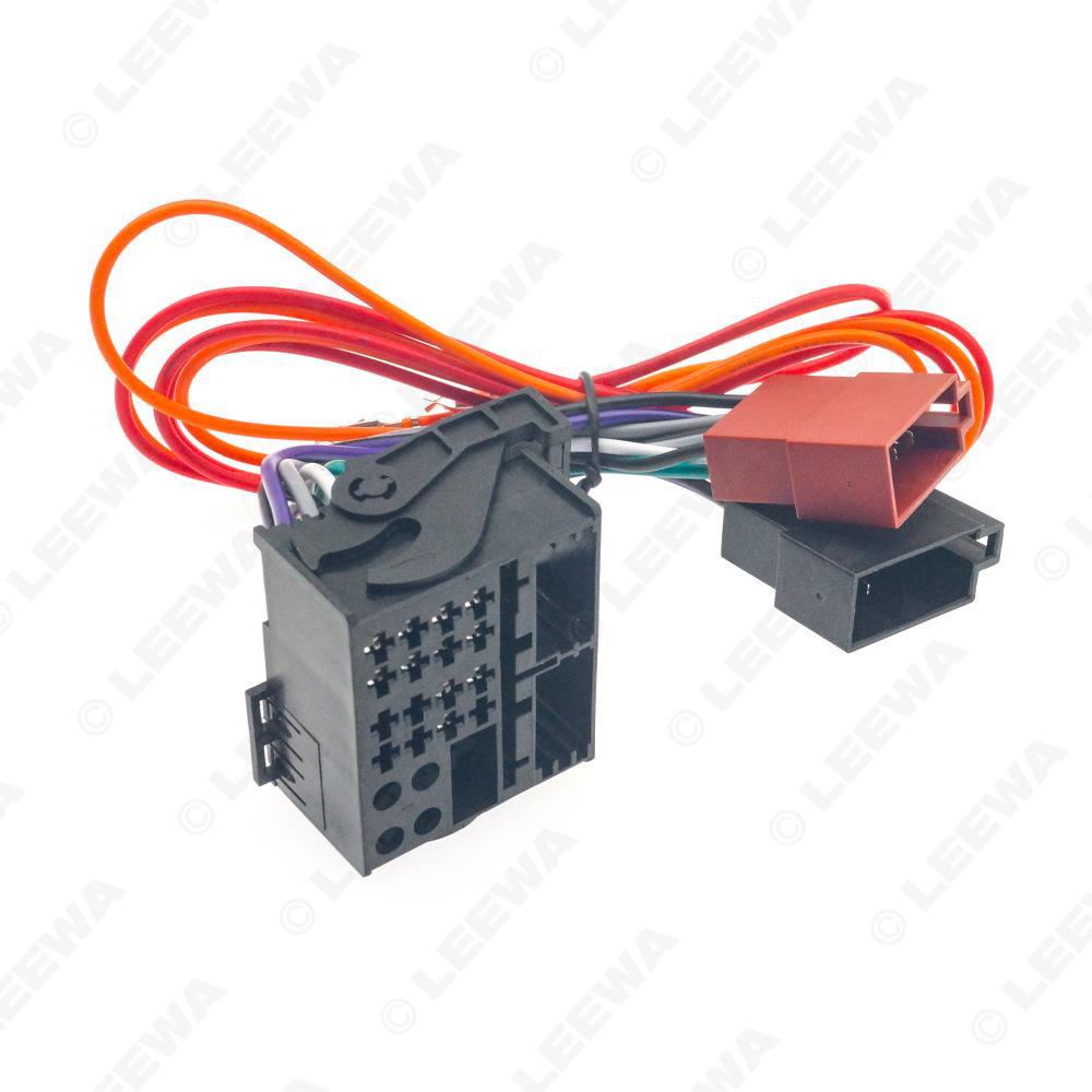 Car ISO Audio Modification Line Adapter Cable for Mercedes-Benz 2004+ and Opel 2003+ Power Speaker Line.