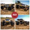 1:16 70 км/ч 4WD Радиоуправляемая машина со светодиодной фарой Автомобили на дистанционном управлении Высокоскоростной Дрифт Монстр-трак для детей против Wltoys 144010 Игрушки