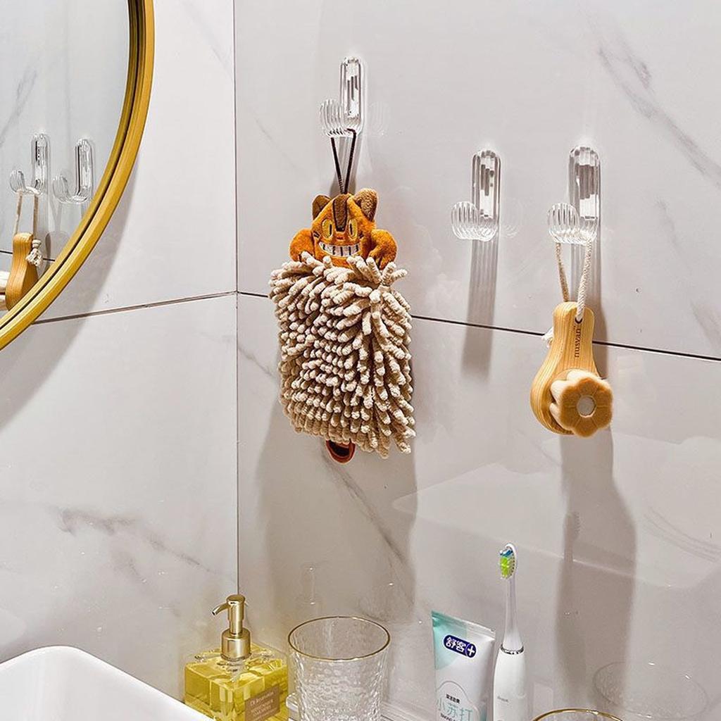 Акриловый Прозрачный Клейкий Крючок Крючок для Одежды Кухня Ванная Комната Стена Без Отверстий Сильный Клей Стойка Крючки Домашний Органайзер