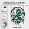2D Flat Acrylic Magic Dragon Dream Catcher Garden Sun Catcher Window Hanging Decorative Gifts,birthday Party Decoration,home,office,outdoor Decoration