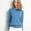 Round Neck Bottoming Shirt Sweater Women Short Long Sleeve Pullover Solid Color Knitted Sweater