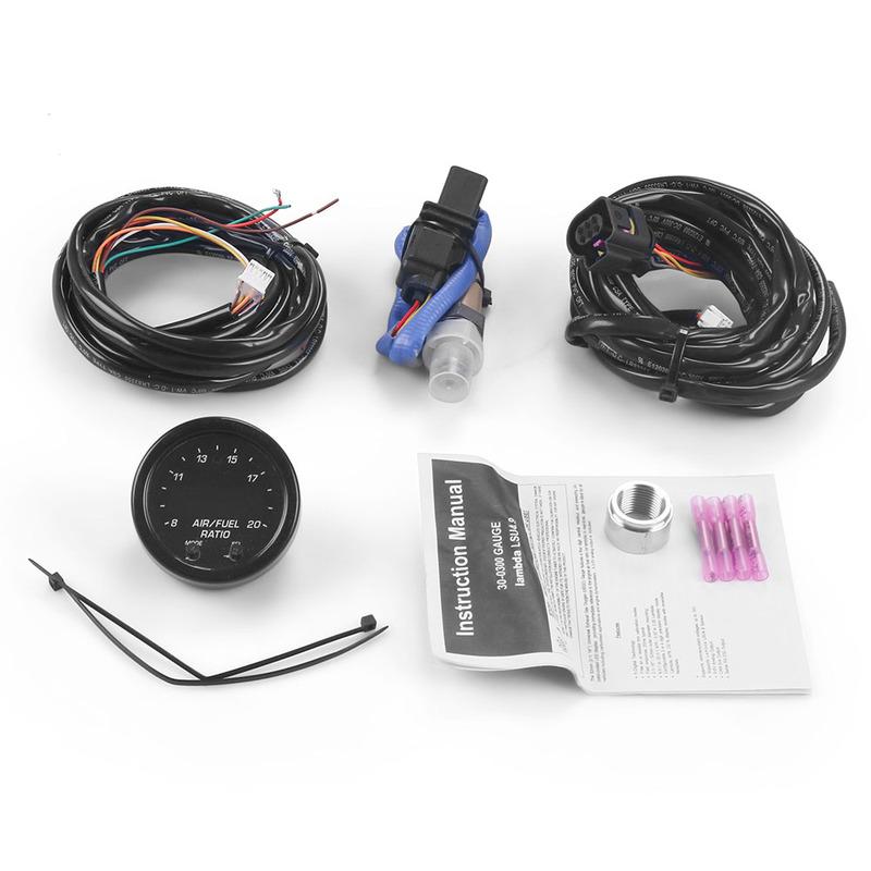 30-0300 X-Series Wideband O2 Air Fuel Ratio Gauge Kit LSU 4.9 Oxygen Sensor AFR Sensor Controller Gauge 0258017025