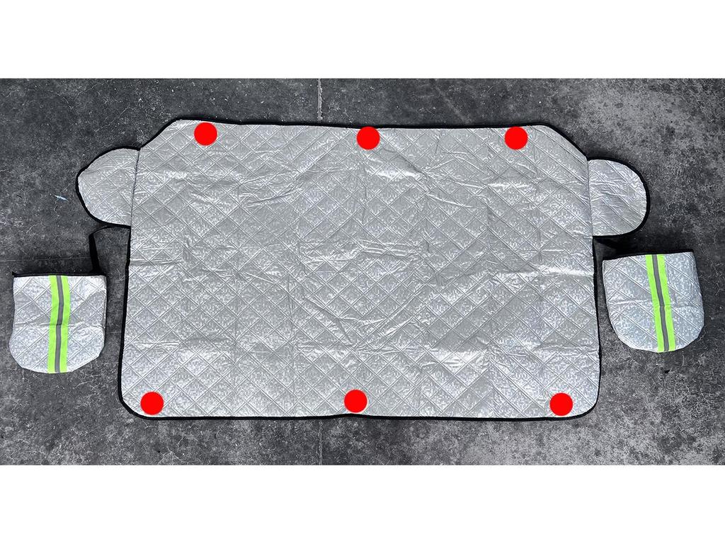 Зимний чехол для защиты от снега на автомобиль - утолщенный хлопок, антифриз, защита от замерзания, теплое лобовое стекло