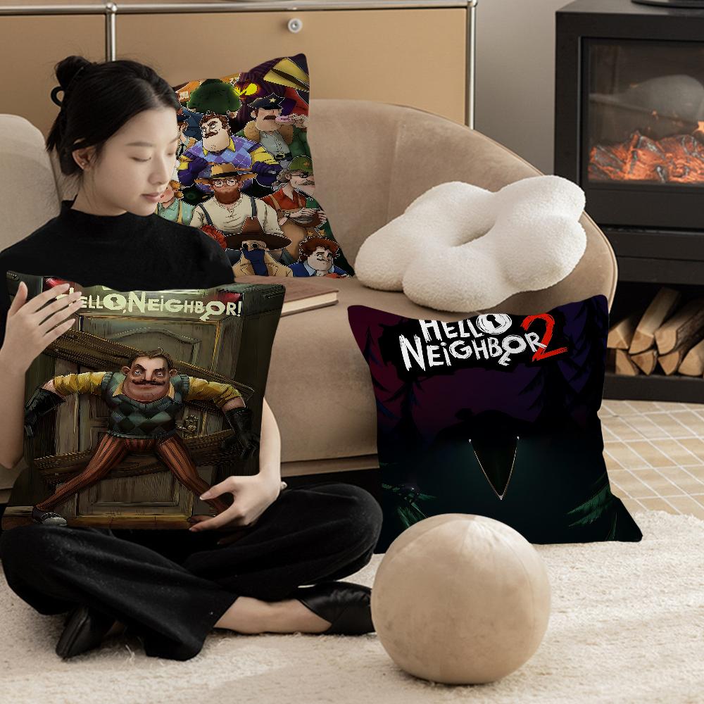 Game HELLO N-NEIGHBOR Pillow Gift Home Office Decoration Pillow Bedroom Sofa Car Cushion CoverPillow Case