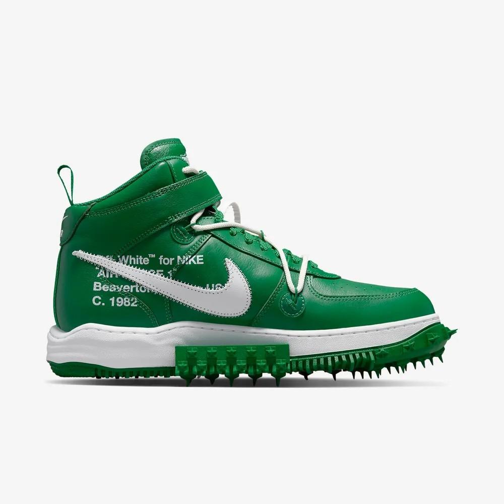 Nike X Off-White Air Force 1 Mid Pine Green DR0500-300