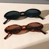 New Small Frame Sunscreen Glasses  Oval Women'S Sunglasses Uv400 Retro Color Glasses Outdoor Sports Cycling Sunglasses