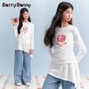 Вязаная футболка для девочек BARRY BANNY