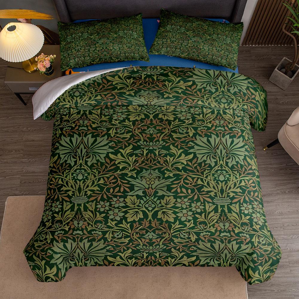 Уильям Моррис Ар-нуво The Strawberry Thieves Комплект пододеяльника Кинг Квин Дабл Фулл Твин Односпальный Размер Комплект постельного белья