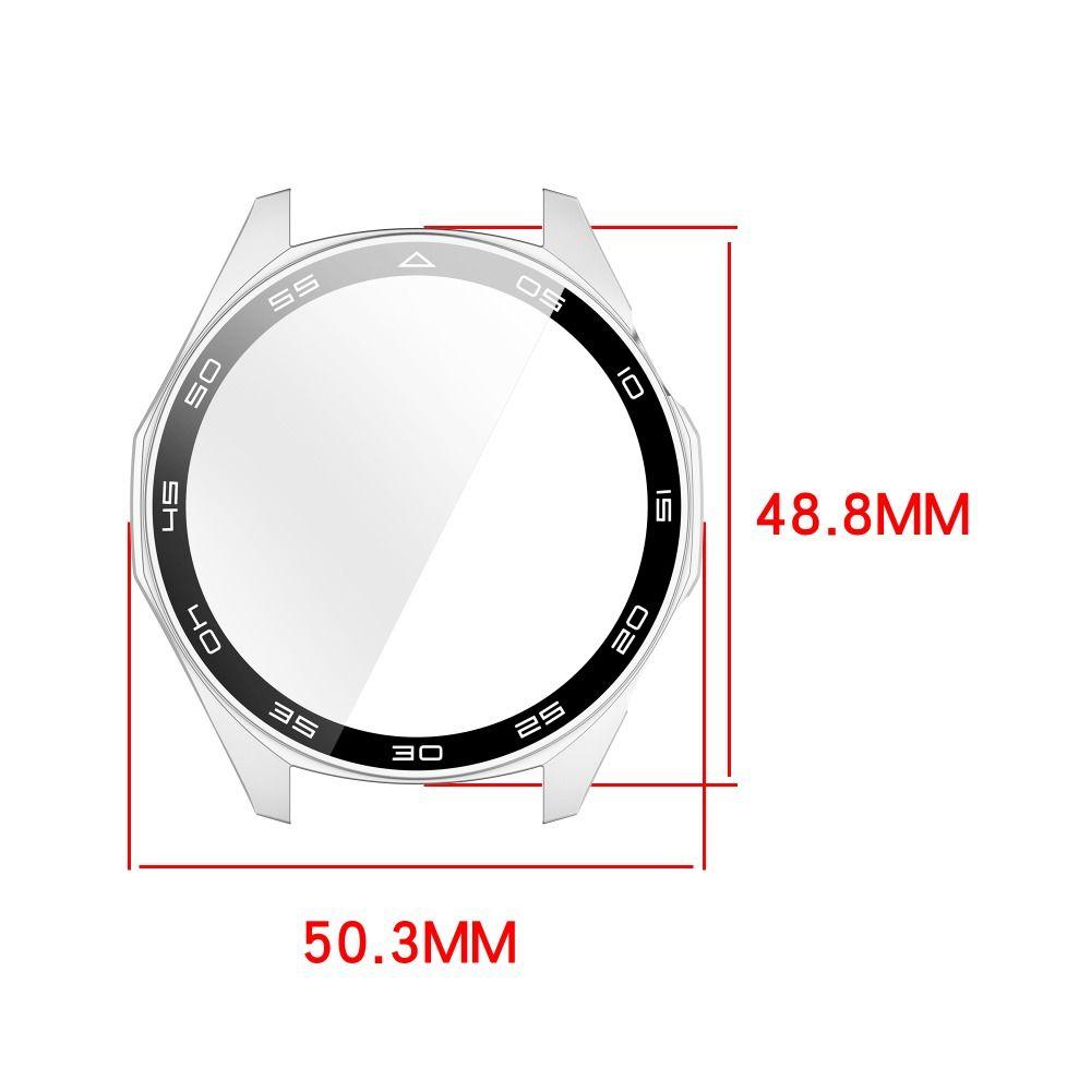with Scale Screen Protector Full Coverage Cover Shell for Huawei Watch GT 6 Smart Watch Accessories