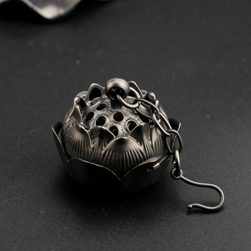 Цинк цинковый сплав ремесло Лотос журавль подвесная печь ручной работы антикварный подвесной поднос для благовоний чайный зал