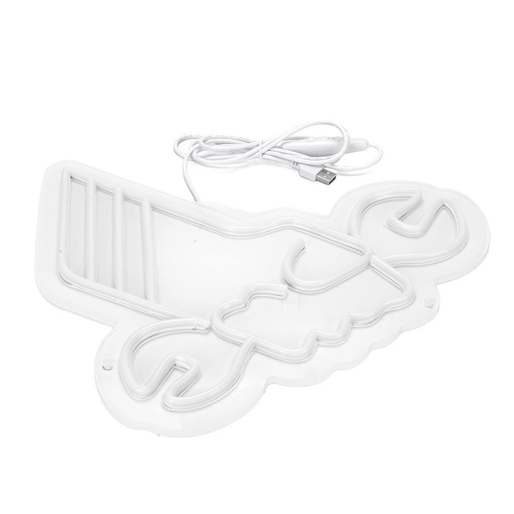 Repair Shop Neon Sign USB Plug in Brightness Adjustable Wrench Neon Sign Decor for Garage Wall Decor