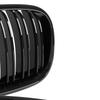 BMW X5 E70 06-13 grilles between the headlights (kidneys) left + right set BLACK GLOSSY DOUBLE BAR