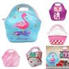 Childrens Insulated Food Cooler Bag With Rubber Construction For Travel And Picnic Use