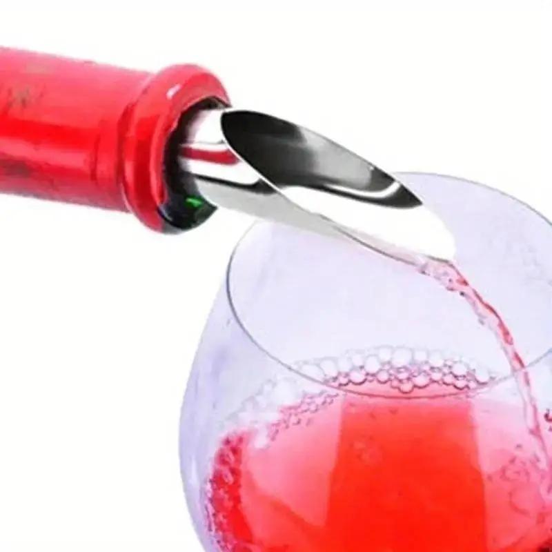 1 шт. Нержавеющая сталь Пурпурный Декантер Аэратор для вина Носик для наливания Пробка для бутылки Аэратор для вина Пурпурный Инструмент для наливания Товары для дома
