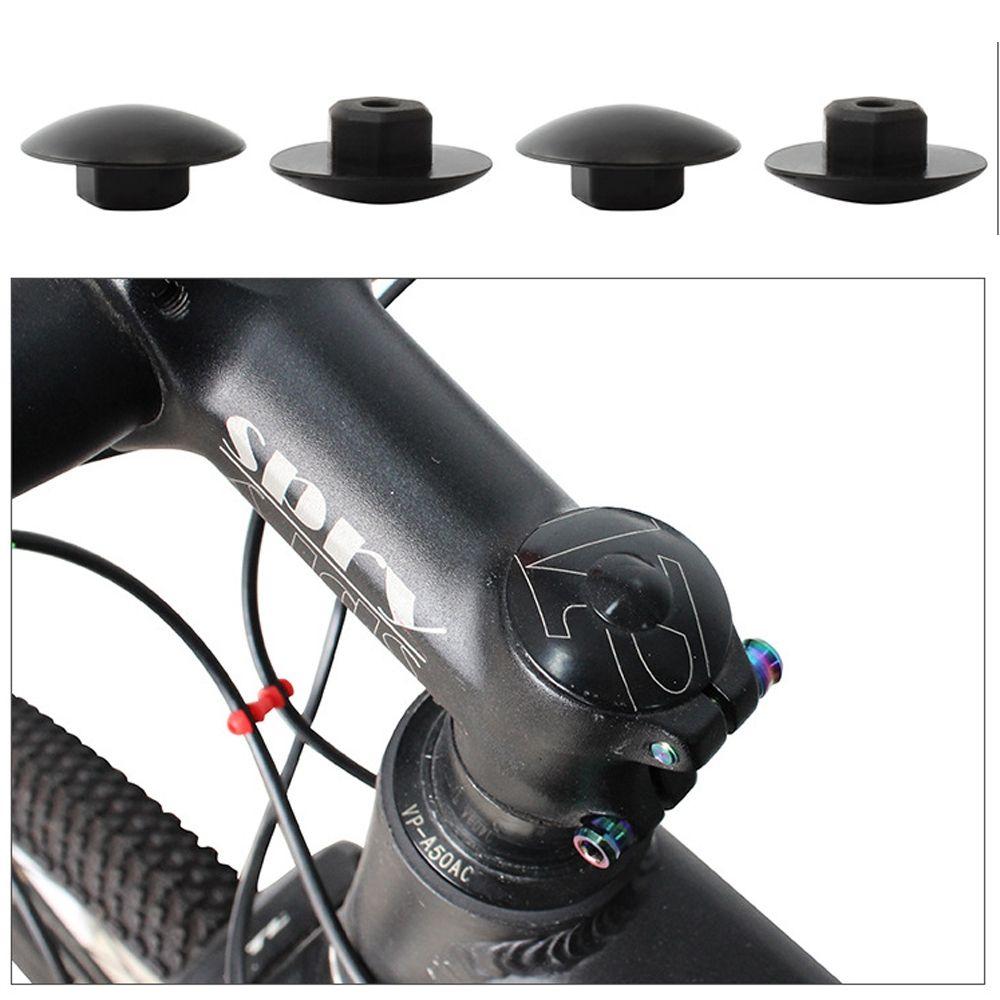 Rubber Material Waterproof M6 Screw Bicycle Headset Cap Bolts Parts Outdoor MTB Bike Stem Top Cover