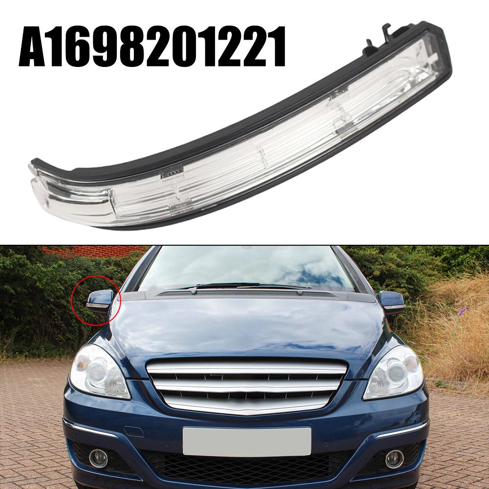 Rearview Mirror Turn Signal Light ABS PC Yellow 12V for Mercedes-Benz A-Class W169 2008-2012 B-Class W245 2008-2011 A1698201221