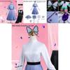 Demon Slayer Cosplay Outfit With Polyester Material For Game And Anime Fans