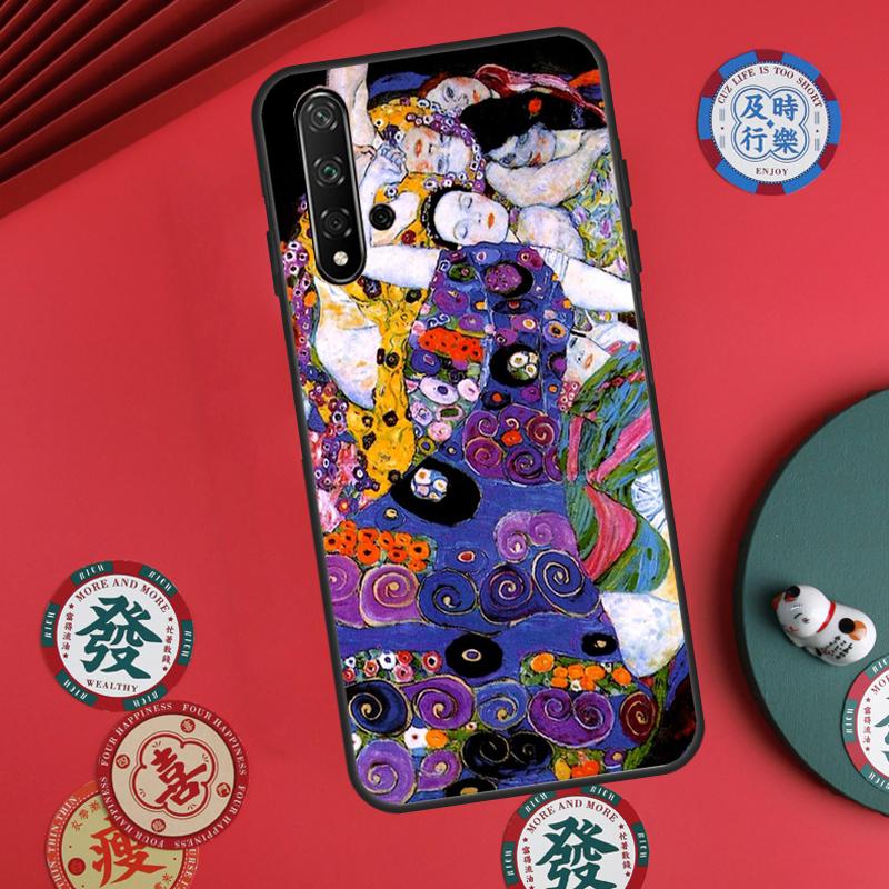 Звездная ночь Климт Поцелуй Для Huawei Nova 5T 10 9 SE 7i 8i 11i 12i Y73 Y90 Y70 Y72 Y61 Y91 P60 Pro P30 P40 Lite Чехол