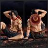 12cm One Piece Ace Anime Figure Portgas D Ace Action Figurine Pvc Hassaikai Statue Model Doll Collection Toys Desk Decor Gift