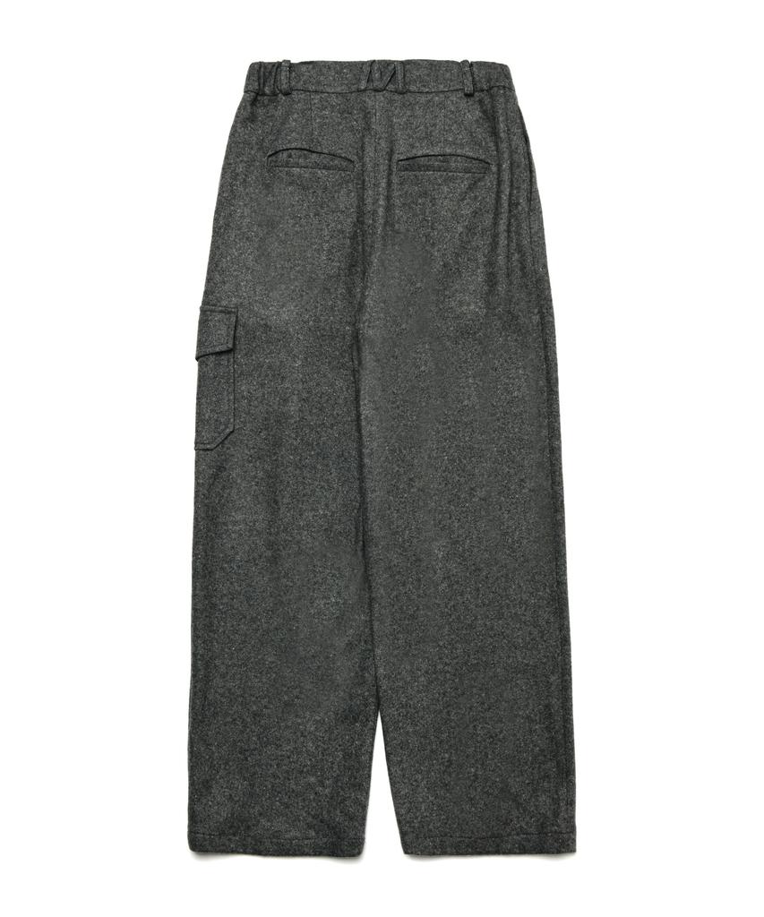 Широкие брюки-карго Moseu Wool_Серые