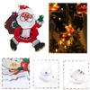 Snowman Shaped Window Hanging Light PVC Xmas Color Lamp New LED Sucker Light