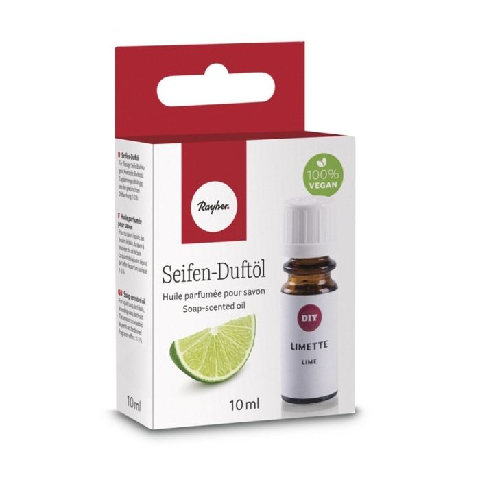 Huile parfumée pour savon Limette, Boite 10ml
