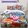 3pcs Kirby Cover Set - Personalized Name, HD Printed Bedding with 1 Cover and 2 Pillowcases - Perfect for Home Decor, Easy Care