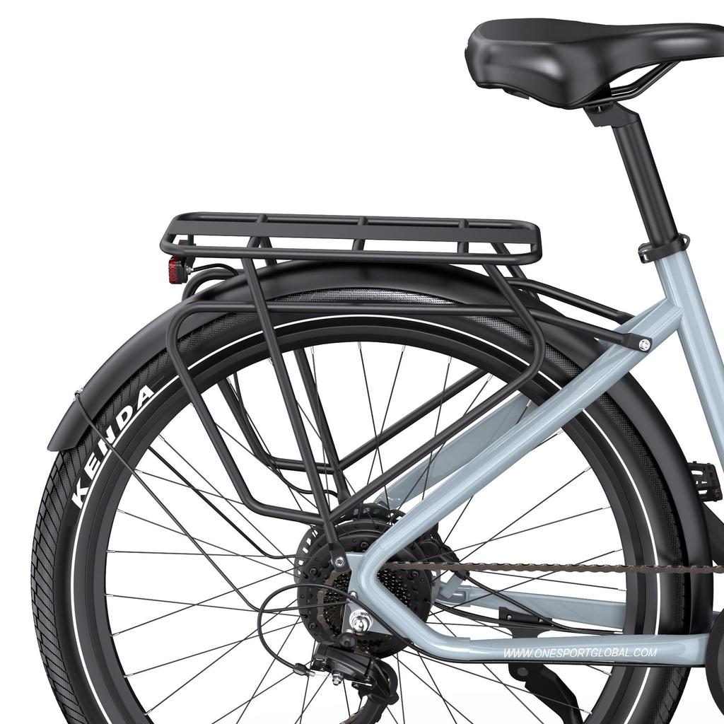OneSport OT05 27.5-inch Urban Electric Bicycle,Features a 36V 250W motor and offers a maximum pedal-assist range of up to 75 km.