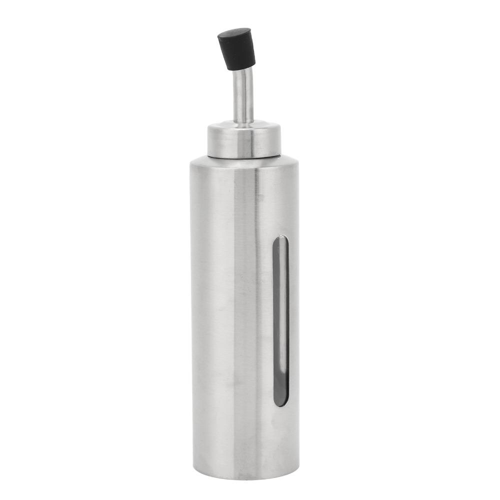 150ml Vinegar Cruet Bottle 304 Stainless Steel Liquid Condiment Holder Home Use