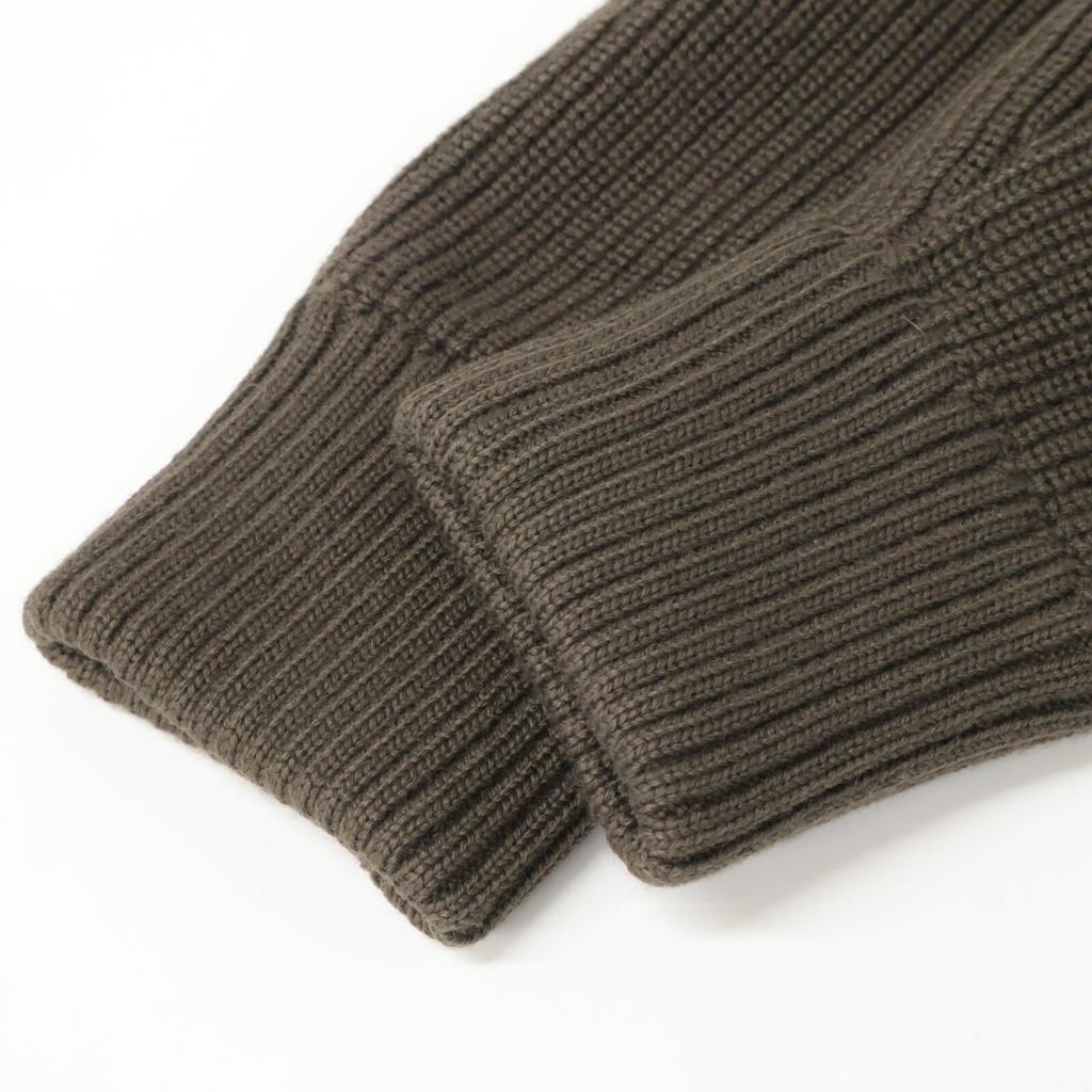 Moncler Excellent Condition MAGLIONE TRICOT CARDIGAN Knitted Down Jacket Jacket M khakiUsed