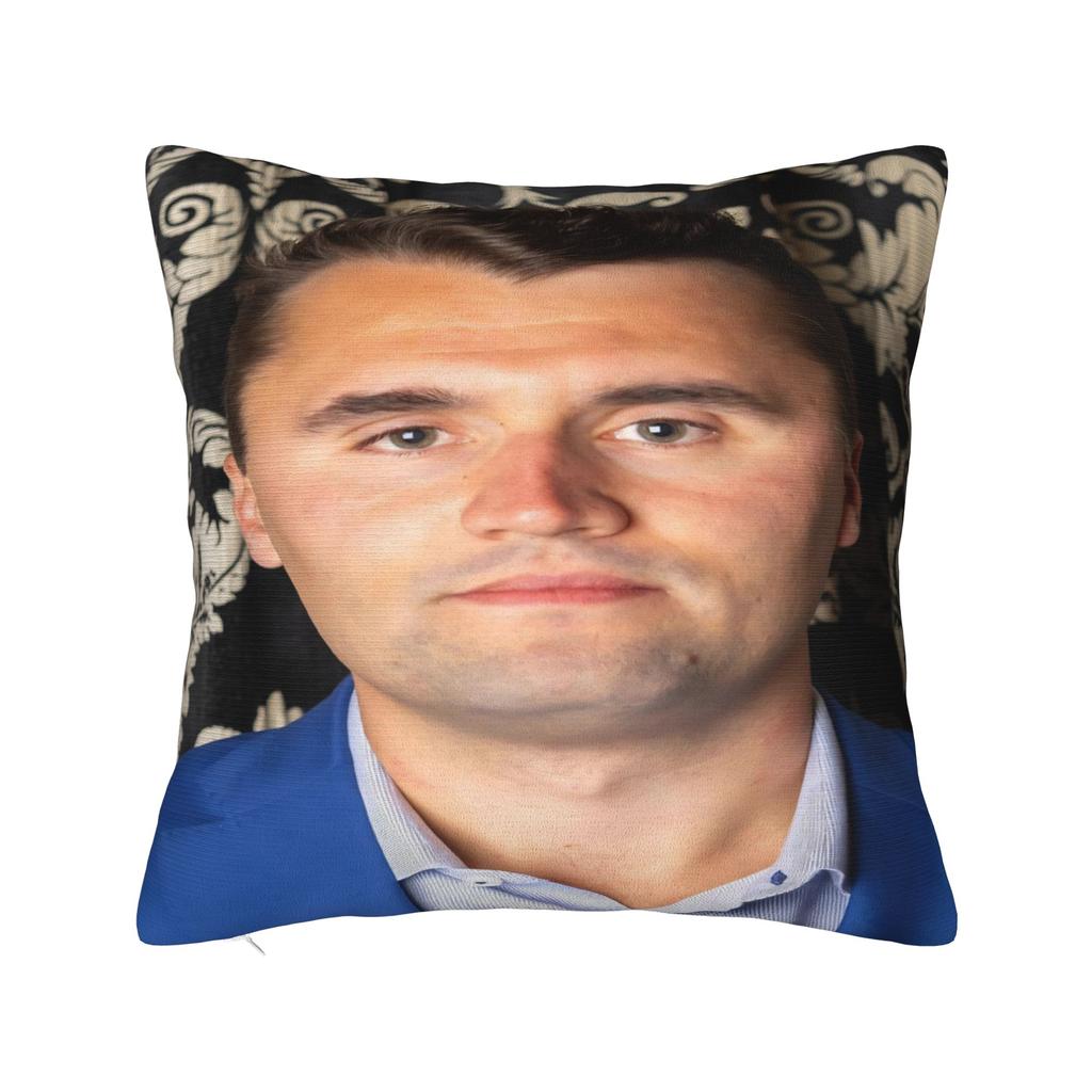 Trendy Sofa Charlie Kirk Angelic AdvocateDecorations Pillowcase Merch  Pillow Covers Square Multi Size