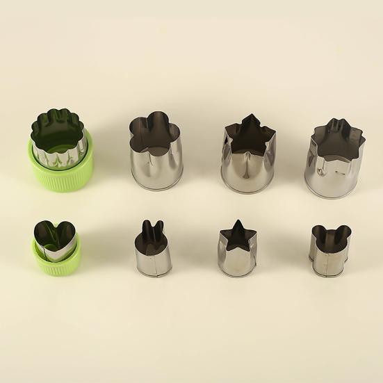 8 шт./набор формочек для печенья, термостойкие, антипригарные, не деформирующиеся, быстросъемные, сделай сам, резак для печенья в виде цветов и животных, кухонный инструмент