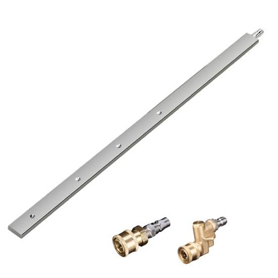 Палка для чистки автомобильного радиатора 24-дюймовая портативная палка для чистки радиатора 4500 фунтов на квадратный дюйм Инструменты для промывки радиатора Автомобиль Грузовик Автодом Радиатор Мойка высокого давления